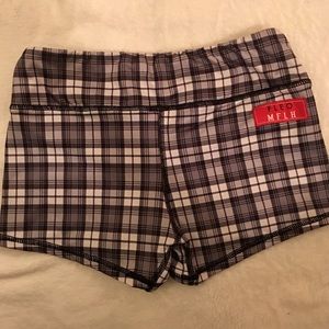 SOLD!!! FLEOxMFLH plaid shorts size small